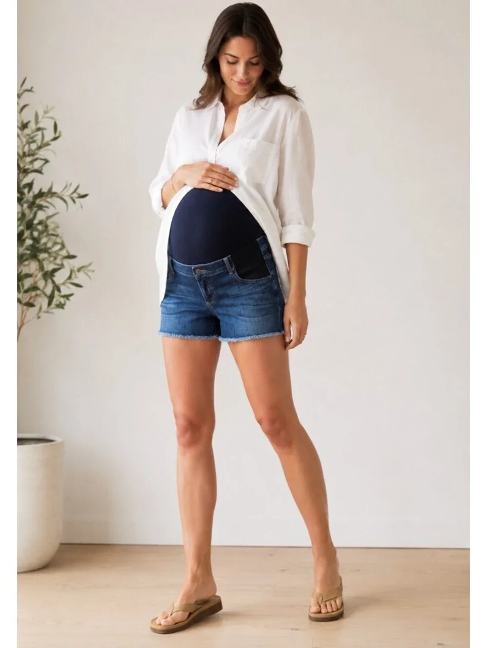 Citizens of Humanity Maternity Denim Shorts Size 32 Premium Jeans